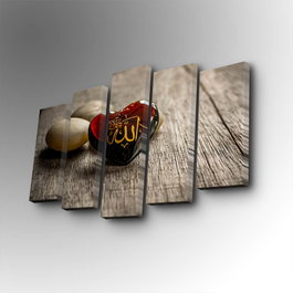 Wallity Cuadro Decorativo en Lienzo 5 Piezas 5PUC-108
